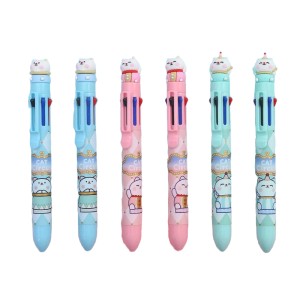 BOLIGRAFO WERO OCHO COLORES CAT CIRUS